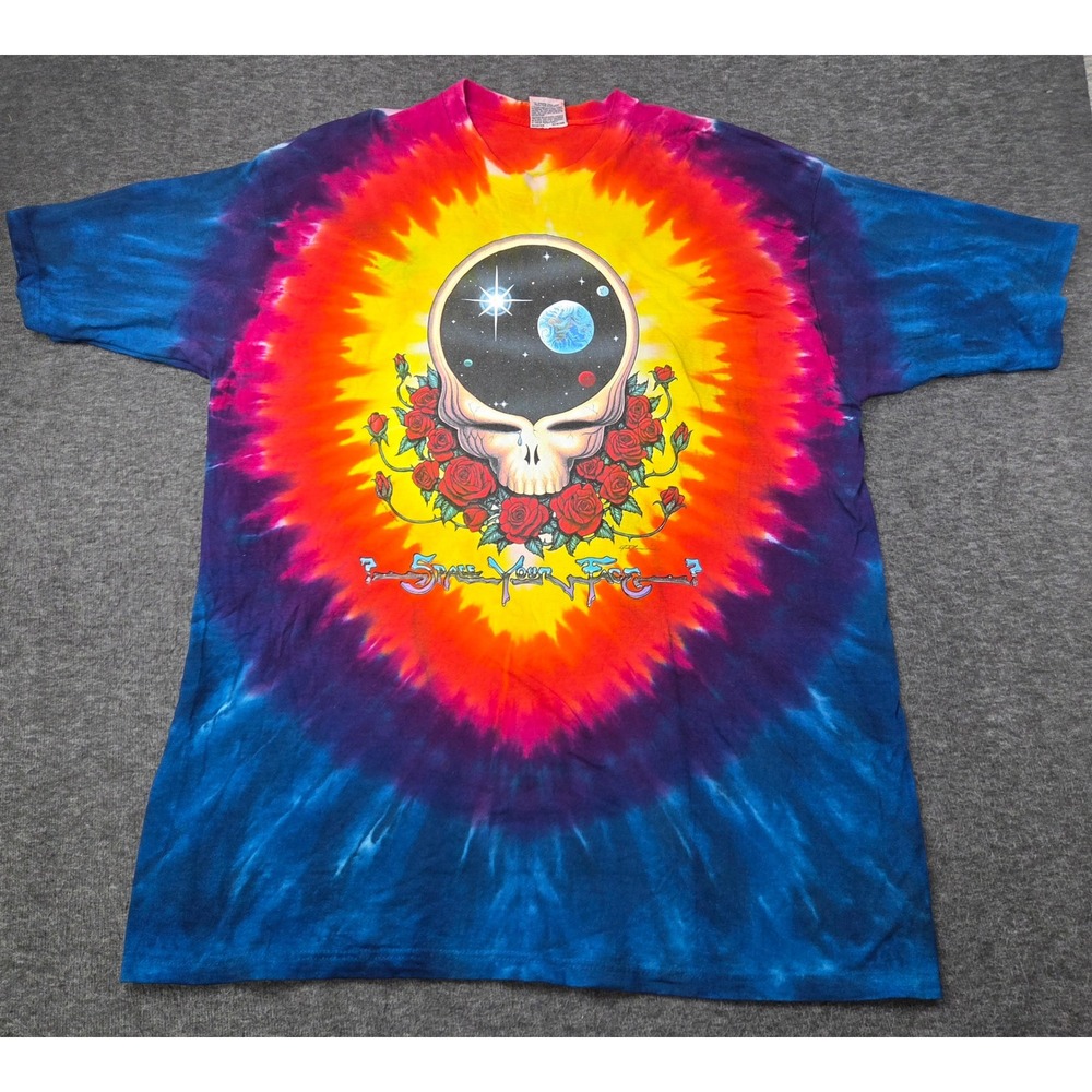 Liquid Blue 1992 T-Shirt Men XXL Grateful Dead Space Your Face Tie Dye Graphic